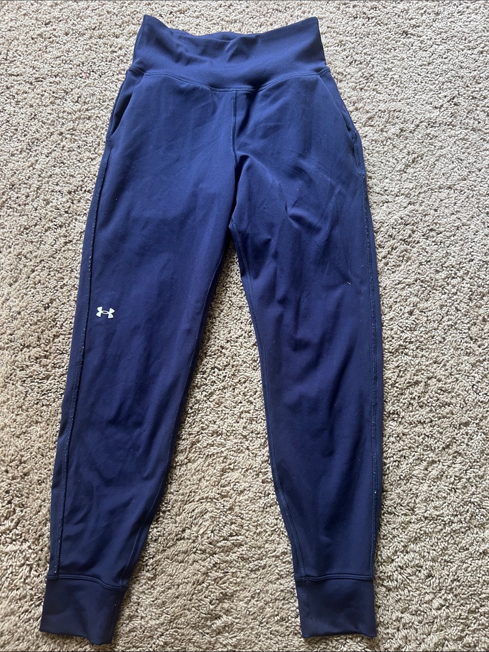 Women’s Under Armour Navy High-Rise Joggers Size XS
